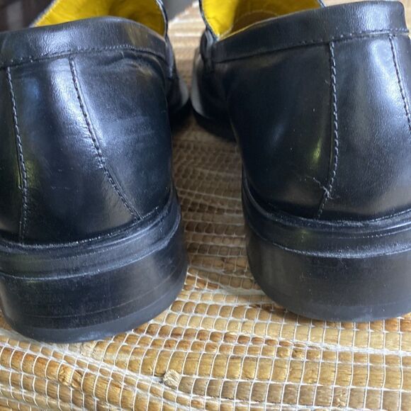 EUC BCBG mens leather loafer with with silver hard wear size 10.5 - Picture 7 of 7